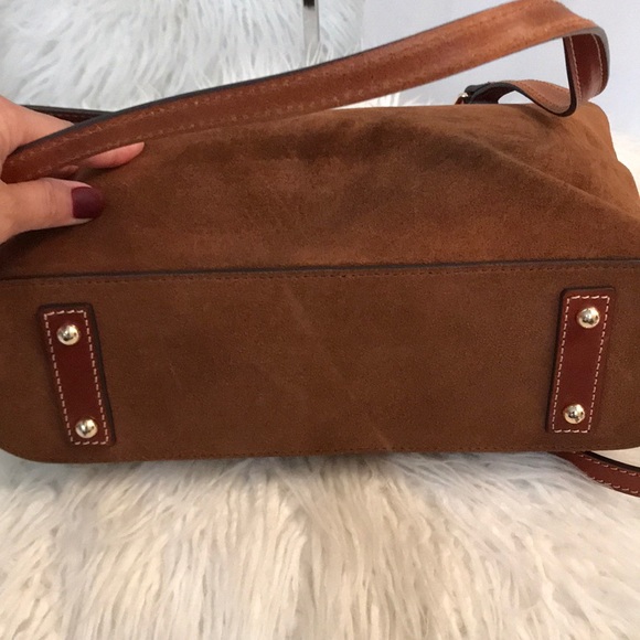 Dooney & Bourke Suede Shopper Bag - Picture 4 of 6